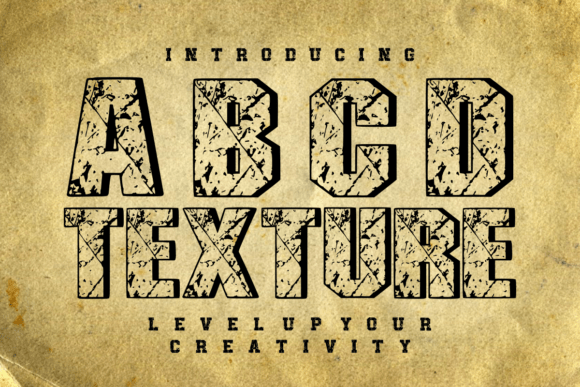 Abcd Texture Font for Bold Business Branding