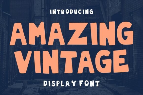 Amazing Vintage Typeface for Bold Branding