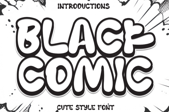 Black Comic Typeface for Bold Campaigns
