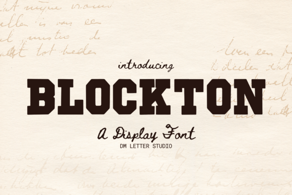 Blockton: The Bold Display Font for Web Design