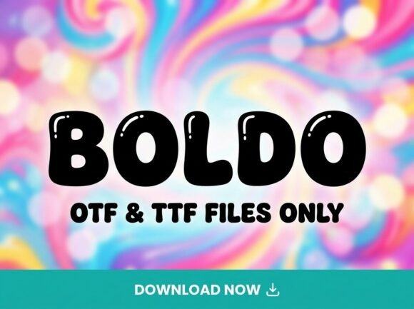 Boldo: The Playful Display Font for Modern Brands