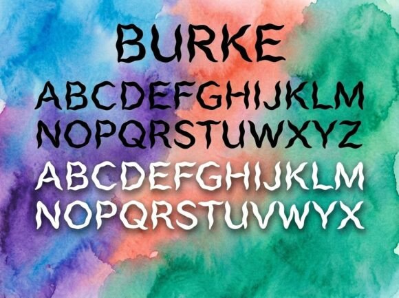 Burke Font Review: A Fluid Display Typeface for Bold Branding