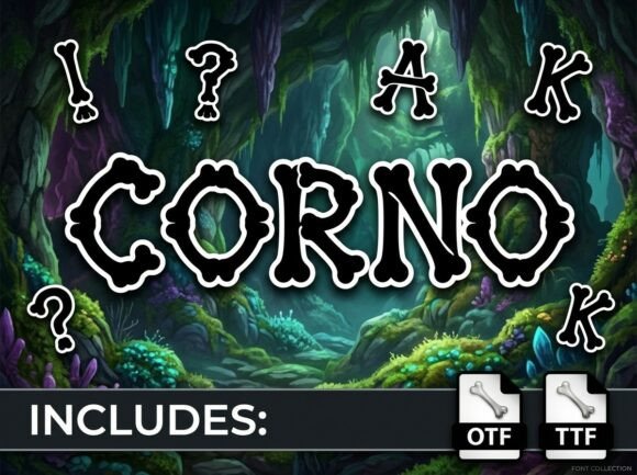 Corno Display Font for Bold Brand Identity