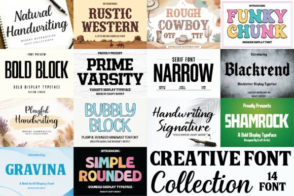 Creative Collection: Premium Display Fonts for Marketers