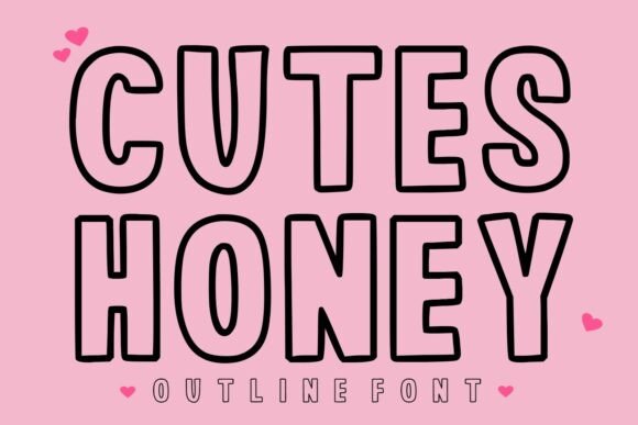 Cutes Honey Font for Kawaii Crafts