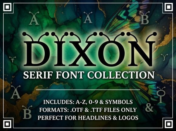 Dixon Typeface for Editorial Design
