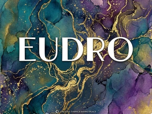 Eudro: A Display Font for Bold Brand Identity