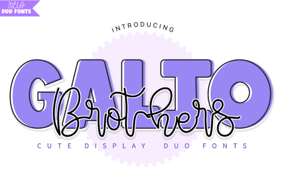 Galio Brothers Duo Typeface Review