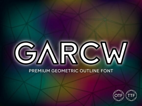 Garcw Display Font for Editorial Design
