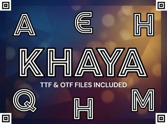 Khaya: A Dynamic Display Typeface for Modern Web Design