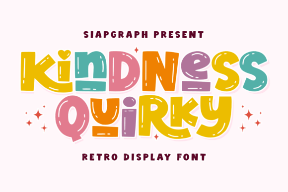 Kindness Quirky: A Playful Display Font for Editors