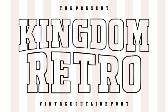 Kingdom Retro Typeface for Bold Branding