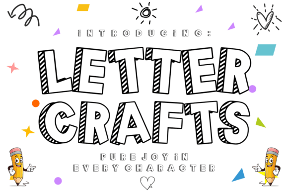Letter Crafts Font for Scroll-Stopping Social Graphics