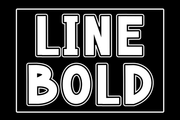 Line Bold: A Geometric Display Font for Modern Editorial Design
