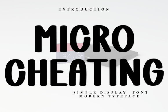 Micro Cheating Font for Handmade Crafters