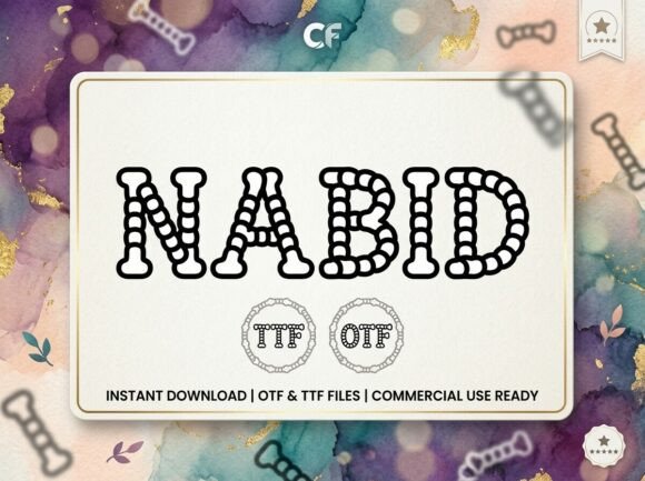 Nabid Display Font for Bold Branding