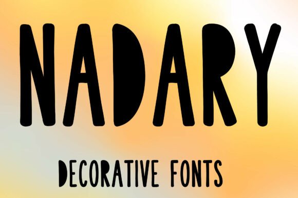 Nadary Typeface: A Modern Display Font for Editorial Design