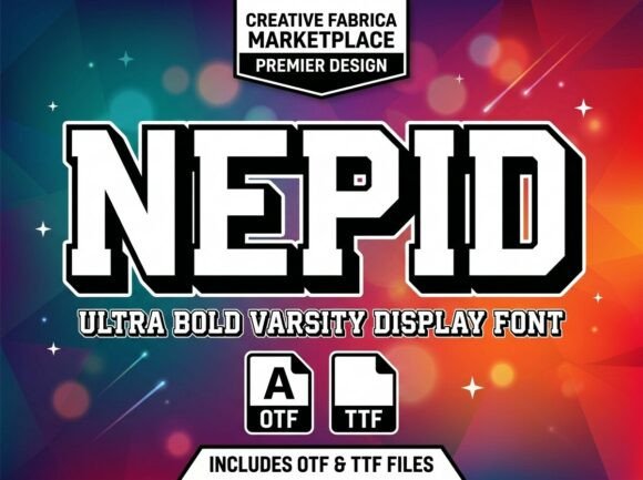 Nepid: A Monumental Display Typeface for Bold Makers