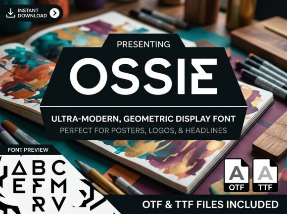 Ossie Typeface for Bold Web Headers