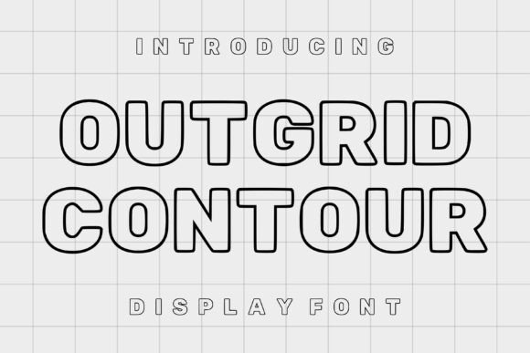 Outgrid Contour: A Bold Display Font for Modern Campaigns