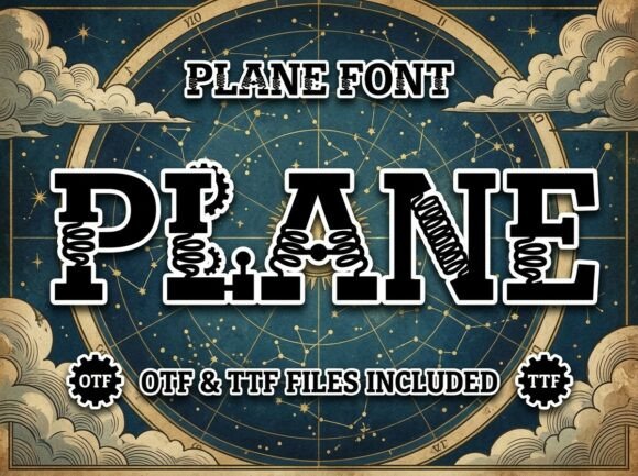 Plane Font: A Bold Typeface for Makers