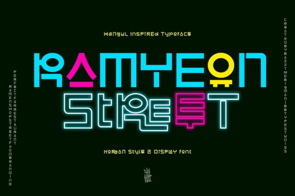 Ramyeon Street Font for Bold Branding
