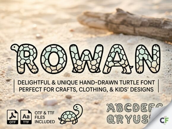 Rowan: A Hand-Drawn Display Font for Editorial Charm