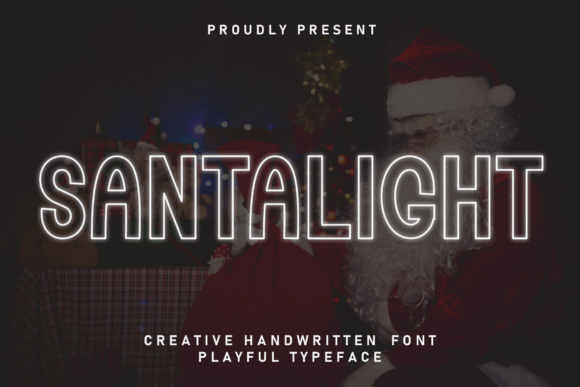 Santalight: A Handwritten Typeface for Editorial Charm