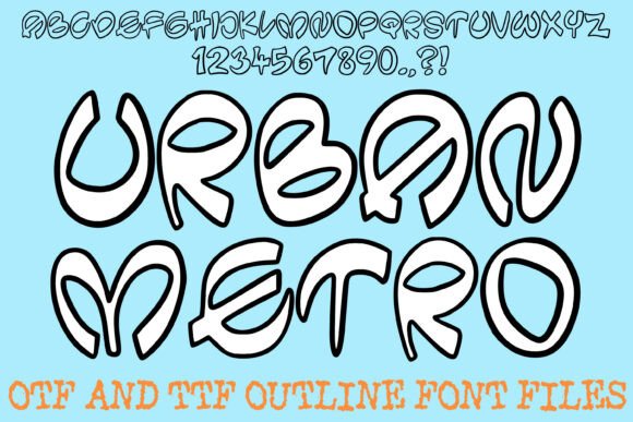 Urban Metro: A Dynamic Display Typeface for Modern Editorial Design