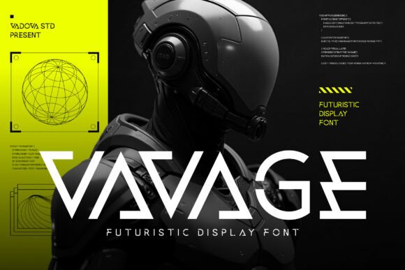 Vavage: A Futuristic Display Font for Bold Editorial Design